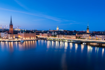 Fototapeta na wymiar Panorama of Stockholm