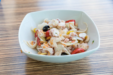 Cold fish salad