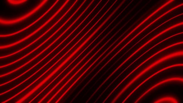 Red Flashing Neon Circles Abstract VJ Loop Background