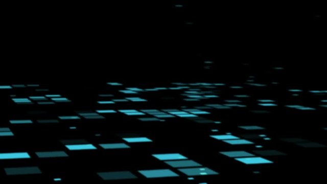 Abstract Box Background.Broadcast Twinkling Firey Light Squares,Abstract, Loopable.