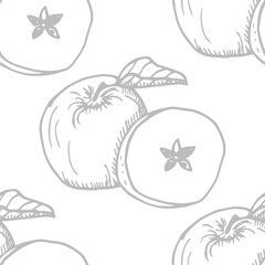 Obraz premium apple seamless pattern, fruit