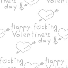 Valentine's Day seamless pattern