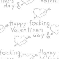 Valentine's Day seamless pattern