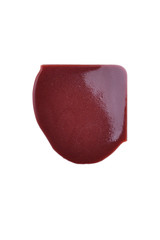 red sauce spilled on white background