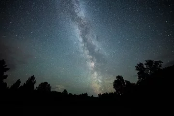Foto auf Acrylglas Milchstraße am nächtlichen Sternenhimmel © ilyaska