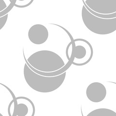 Geometric seamless pattern. Circles