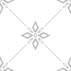 abstract floral seamless pattern with flowers, netting and leaves