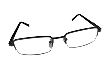 Glasses isolated - black