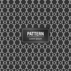 Minimal geometric pattern background. Black pattern background