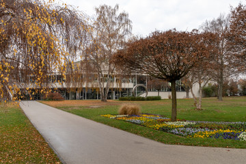 Blick auf den Industrie- und Wirtschaftsstandort Schweinfurt mit seiner historischen Altstadt, Unterfranken, Bayern, Deutschland