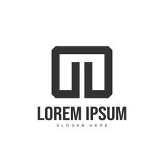 DD Letter logo design. Initial letter logo template