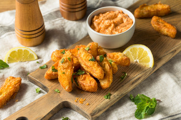 Homemade Deep Fried Halloumi Fries