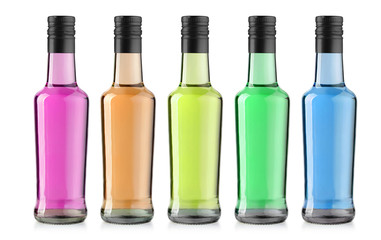 drink glass bottle isolated