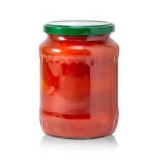 barbecue sauces in glass bottles