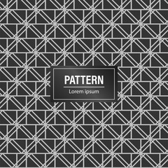 Minimal geometric pattern background. Black pattern background