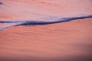 Sunset at the beach in Northern California