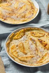 Homemade Apple Dutch Pannekoek Pancake