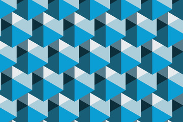 Modern and stylish blue digital geometric background with different shapes.	