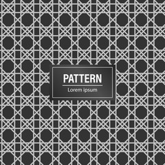 Minimal geometric pattern background. Black pattern background