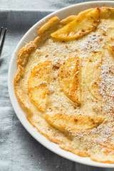 Homemade Apple Dutch Pannekoek Pancake
