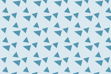 Fototapeta premium Modern and stylish blue digital geometric background with different shapes. 