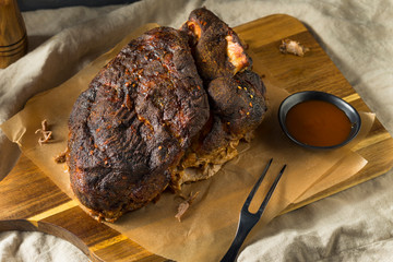 Smoked Roasted Pork Butt Shoulder