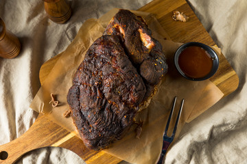 Smoked Roasted Pork Butt Shoulder