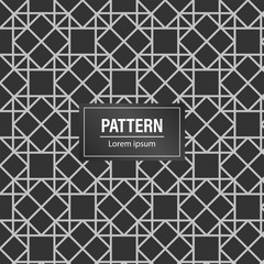 Minimal geometric pattern background. Black pattern background