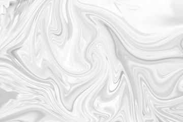 Abstract Gray Black and White Marble Ink Pattern Background. Liquify Abstract Pattern With Black, White, Grey Graphics Color Art Form.