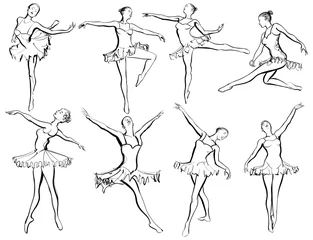 Foto op Canvas Klassiek ballet danseressen © Isaxar