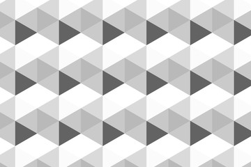 Obraz premium Modern and stylish digital geometric black and white background with different shapes. 