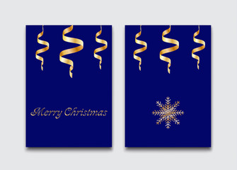 Christmas postcard, Simple, elegant design.