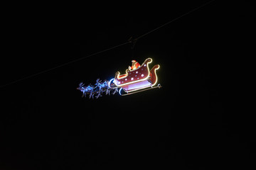 Santa Claus im Schitten © Kamzoom
