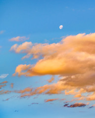 Clouds and Blue Sky Background