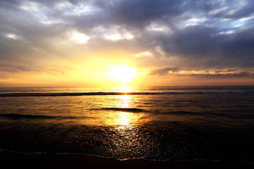 Atardecer dorado