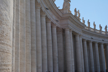 View of the St. Peter's Basilica in Vatican city. © bulclicstar