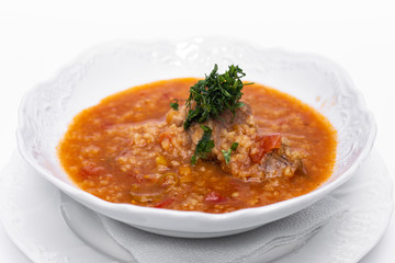 Kharcho, traditional Georgian soup
