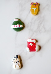 Festive Jelly Sweets on a White Background