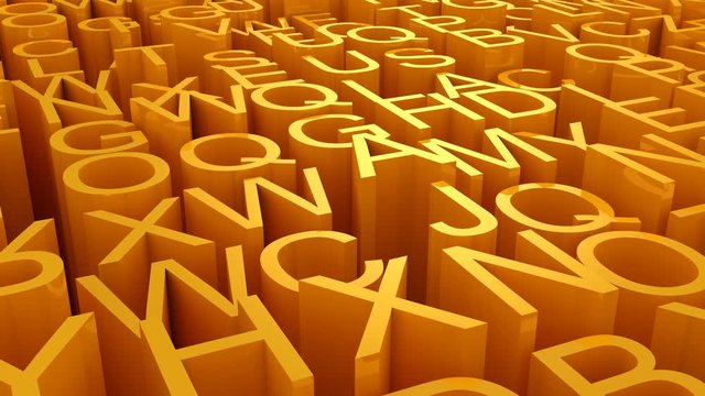 Background of Letters
