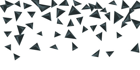 Triangular background. Abstract composition of 3d triangles. © niko180180