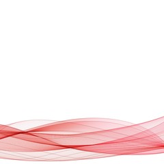 Abstract red color wave design element. vector background with curves lines. For flyer, brochure and websites design. eps 10