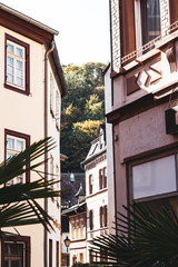 Naklejka premium old architecture buildings in a german town
