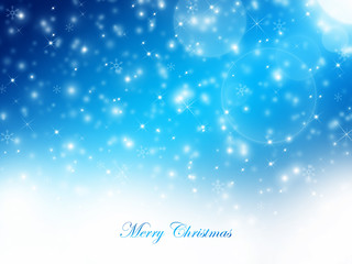 Christmas dark blue abstract background
