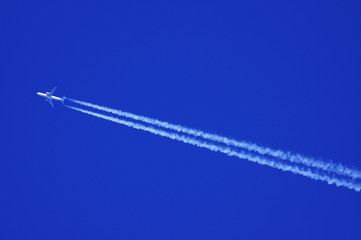 青空とひこうき雲