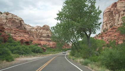 Road near red rock canyon, USA