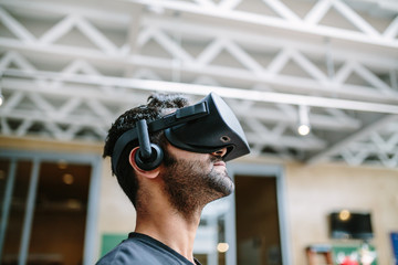 Various happenings at a technology company office