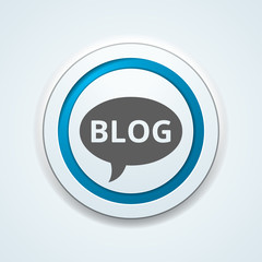 Blog button illustration
