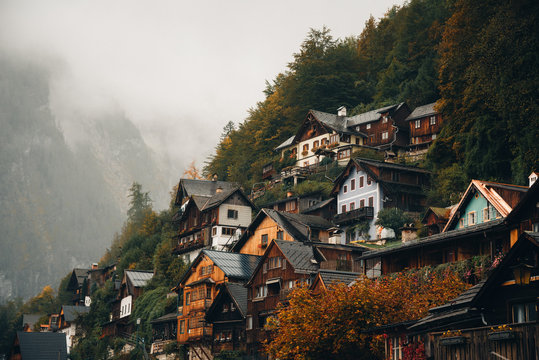 Houses in Hallstatt, Austria