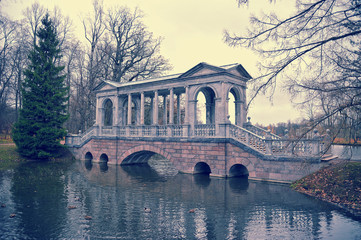 Marble bridge in Catherine park