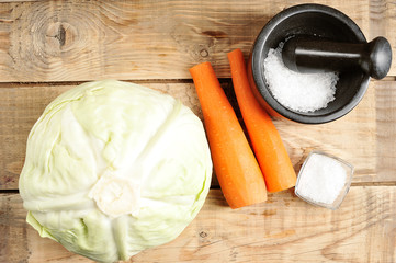 ingredients for sauerkraut